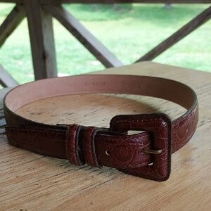 Harken Brown Leather Belt Bag with Classic Design